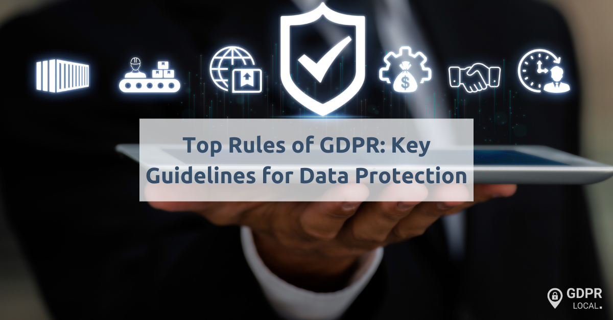 The basic rules of GDPR are defined by seven principles: lawfulness, fairness, and transparency; purpose limitation; data minimization; accuracy; storage limitation; integrity and confidentiality; and accountability.